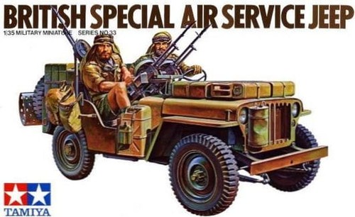Jeep sas britannica - sas, tamiya