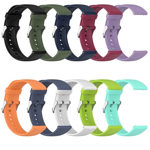 Silicone strap with silver - strap,