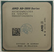 AMD A8-3850 Processore Quad Core 2,9 GHz, 4 MB di Cache, Socket FM1, 100Watt CPU