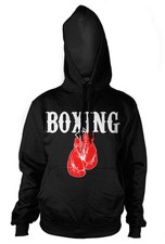 Felpa con cappuccio boxe