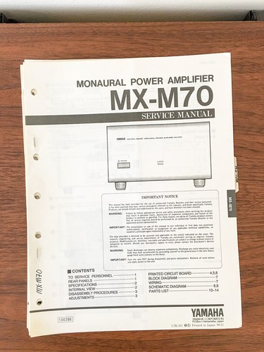 Yamaha m70 amplificatore - yamaha, mx-m70