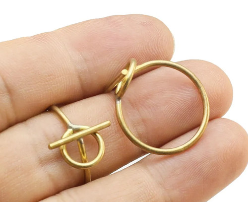 Anello aperto barra in - anello, t