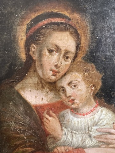 Antico dipinto olio - antico,