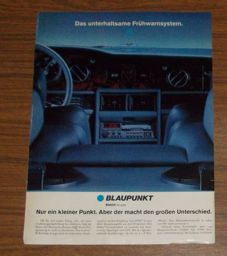 Rara pubblicità blaupunkt - rara,