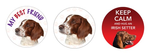 Irish setter dog vinyl - irish,