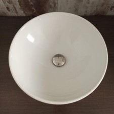 Ciotola Bagno rotonda in Ceramica bianca