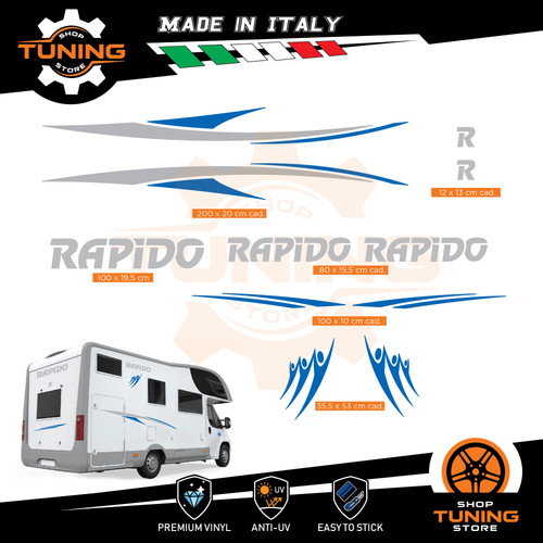 Kit adesivi camper rapido - kit,