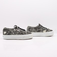 Superga Platform Usate Basse Numero EU 40  (Cod.CS1021) Nero a Fantasia