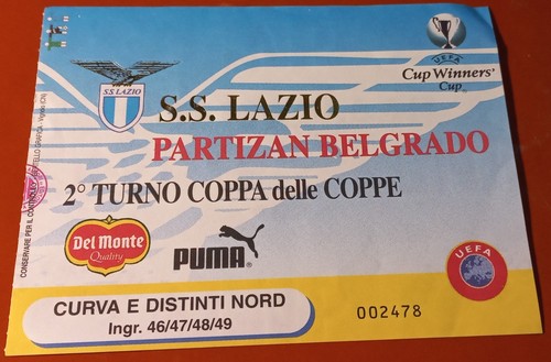 Biglietto lazio partizan - biglietto,
