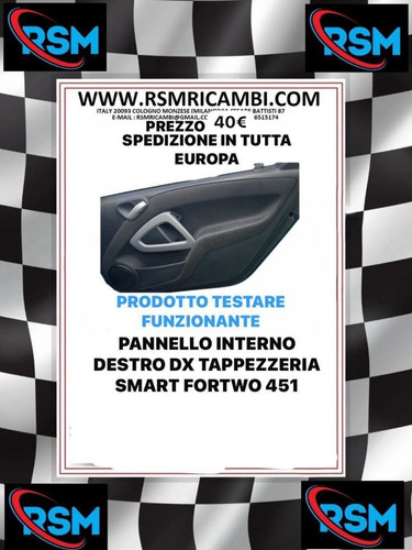 Pannello interno destro dx - pannello,