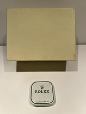 Scatola di presentazione Rolex vintage onda verde con scatola esterna più scatola quadrante latta