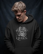 Felpa con cappuccio Queen