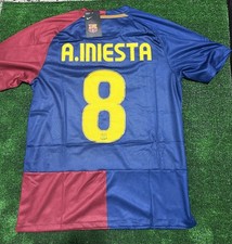 Maglia BARCA 08/09 INIESTA 8 Nike UNICEF Finale Champions Roma L