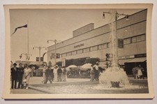 Cartolina fiera di Padova, padiglione Agricoltura, animata, anni '30