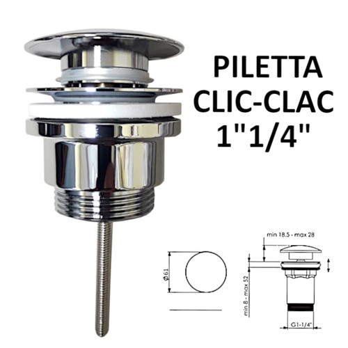 Piletta scarico per - , lavabo