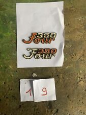 HONDA CB 350 FOUR SCRITTA