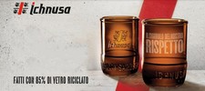 ICHNUSA 2 BICCHIERI BOCCALI 2025 BIRRA 20 CL VETRO AMBRATO