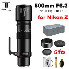 TTArtisan 500mm F6.3 Full Frame Telephoto Lens for Nikon Z Z5 Z6 Z7II Z8 ZFC Z9