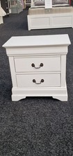 Comodino bianco cassetti - bianco,