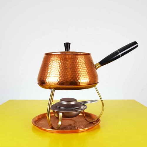Set fonduta vintage - set, rame
