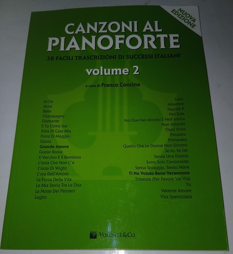 Canzoni pianoforte 38 - al,