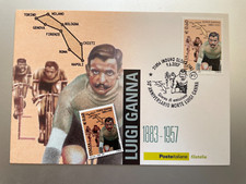 2007 Cartolina Filatelica Ciclista Luigi Ganna