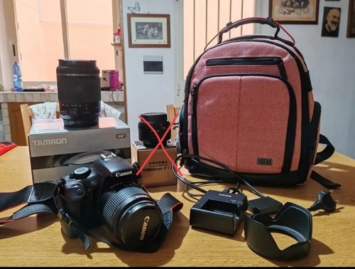 Kit fotocamera reflex canon - kit,