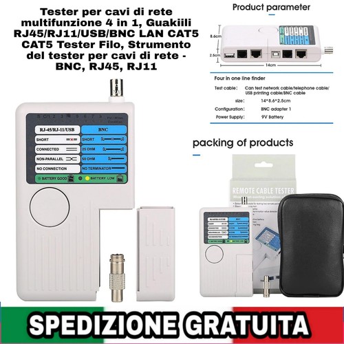 Tester cavi rete - x,