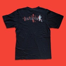 Nike Uptempo Y2k T Shirt black Red size S Central Swoosh Basketball 