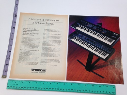Vintage print ensoniq eps - vintage,