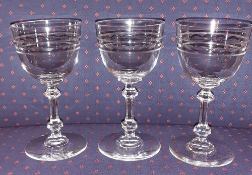 Bicchiere piedino molato - 3x, da