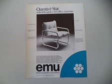 advertising Pubblicità 1975 EMU MOBILI DA GIARDINO - MARSCIANO (PERUGIA)
