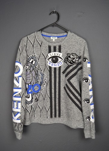 Kenzo grey multi icon - kenzo,