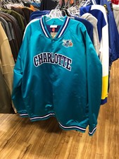 CHARLOTTE HORNETS  LIGHT WEIGHT JACKET  MITCHEL & NESS VINTAGE LOGO
