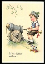Cartolina AK Bambino Soldato