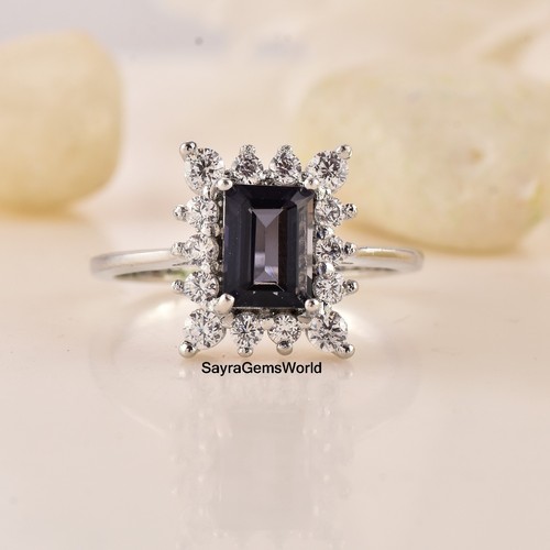 Anello iolite naturale - naturale,,