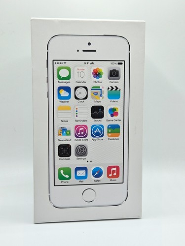Apple iphone silver 32gb - 5s,
