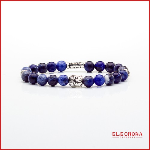 Bracciale uomo con pietre - bracciale,