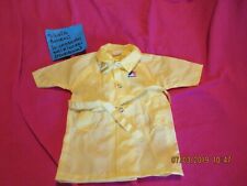 ABITO BAMBOLA  N 105, SOPRABITO K-WAY GIALLO  ,VINTAGE ,COMPATIBILE PATATINA 