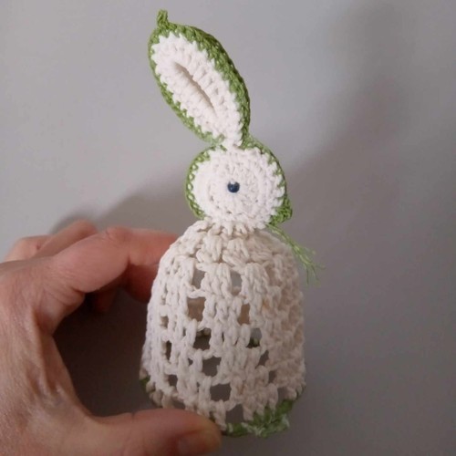 Coniglietto bianco pasquale - bianco,