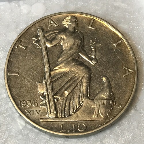 Regno italia lire - 10, 1936