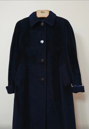 Cappotto vintage blu - , donna