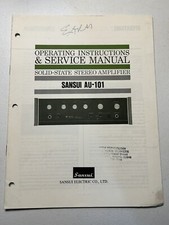 Sansui 101 amplificatore - au-101,
