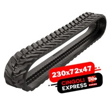 Cingoli cingolo in gomma 230X72X47 per motocarriola mini dumper escavatore pale