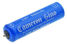 Batteria Ricaricabile 680 MaH Rasoio PANASONIC Ricambi Silk Epil Braun UR14500