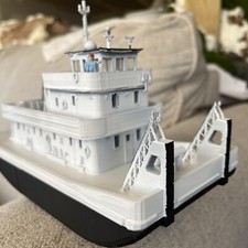 Barca rimorchio fluviale scala