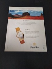 1998 HAMILTON VENTURA ELETTRICO RICHARD ARBIB OROLOGIO WATCH PUB VINTAGE AD