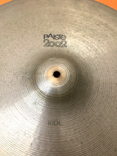 Giro 20" PAISTE 2002 vintage anni 70