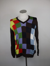 DANIELE ALESSANDRINI MAGLIONE UOMO TG. L MAN CASUAL VINTAGE 100% COTONE