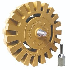 Lauco Eraser Wheel 4 Inch Decal Remover Eraser Wheel with Adapter